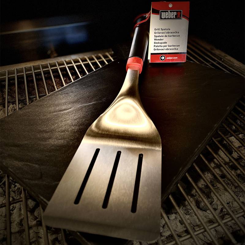 Paletta in acciaio per hamburger e bistecche, essenziale utensile per BBQ