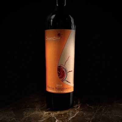 Vino rosso Orcia Sasso di Sole DOC BIO Toscana Sangiovese
